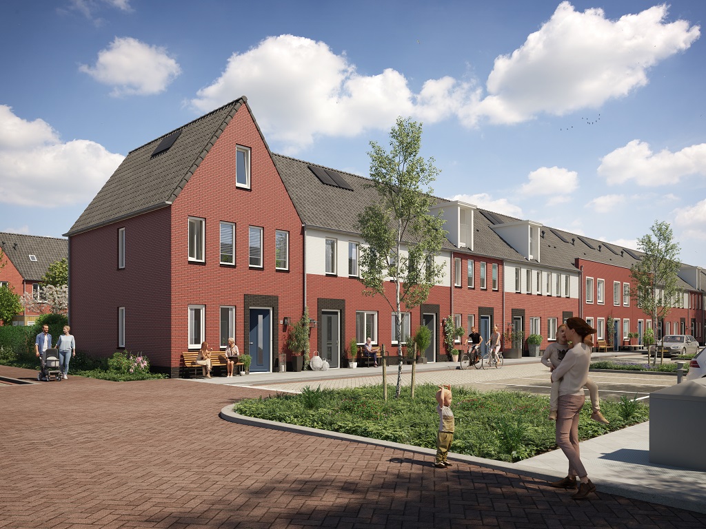 New social housing development in maassluis